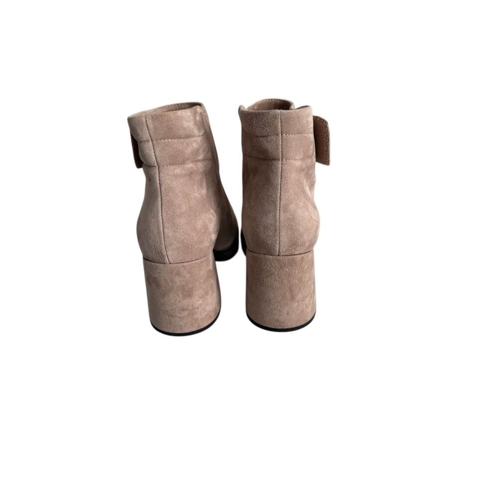 LDP L'Amour Des Pieds Womens Taupe Lanelle Suede Block Heel Ankle Boots Size 9M - Picture 10 of 15